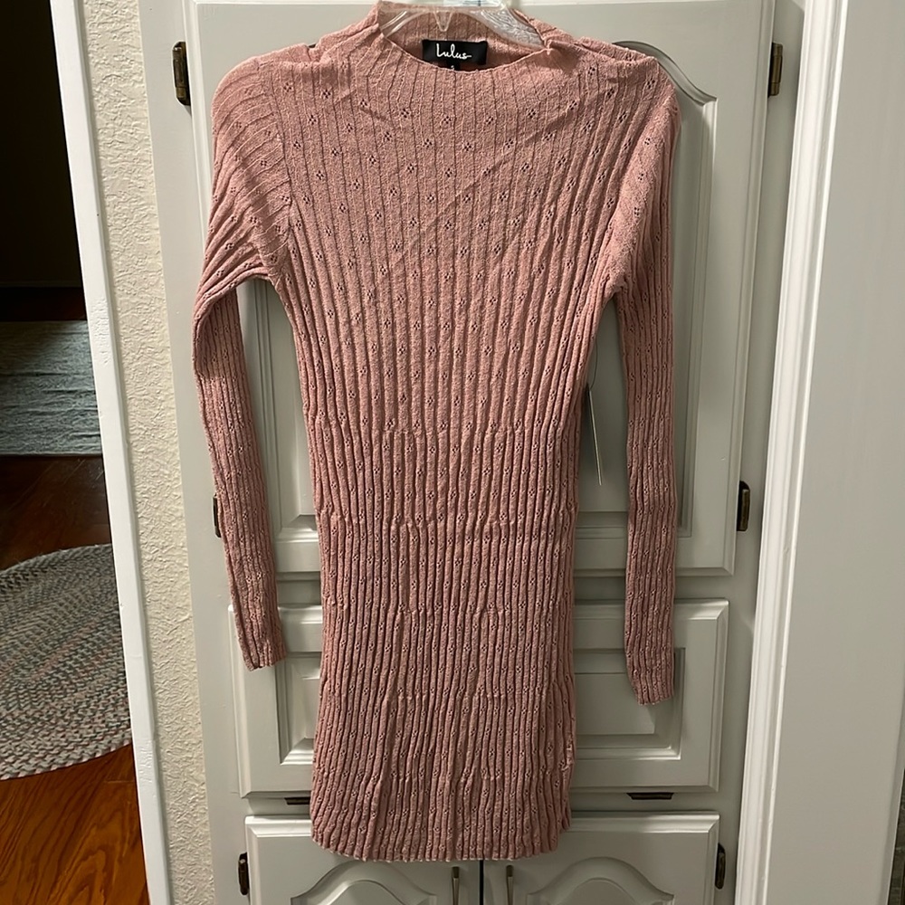 Lulu’s sweater dress.  Mauve. Size small